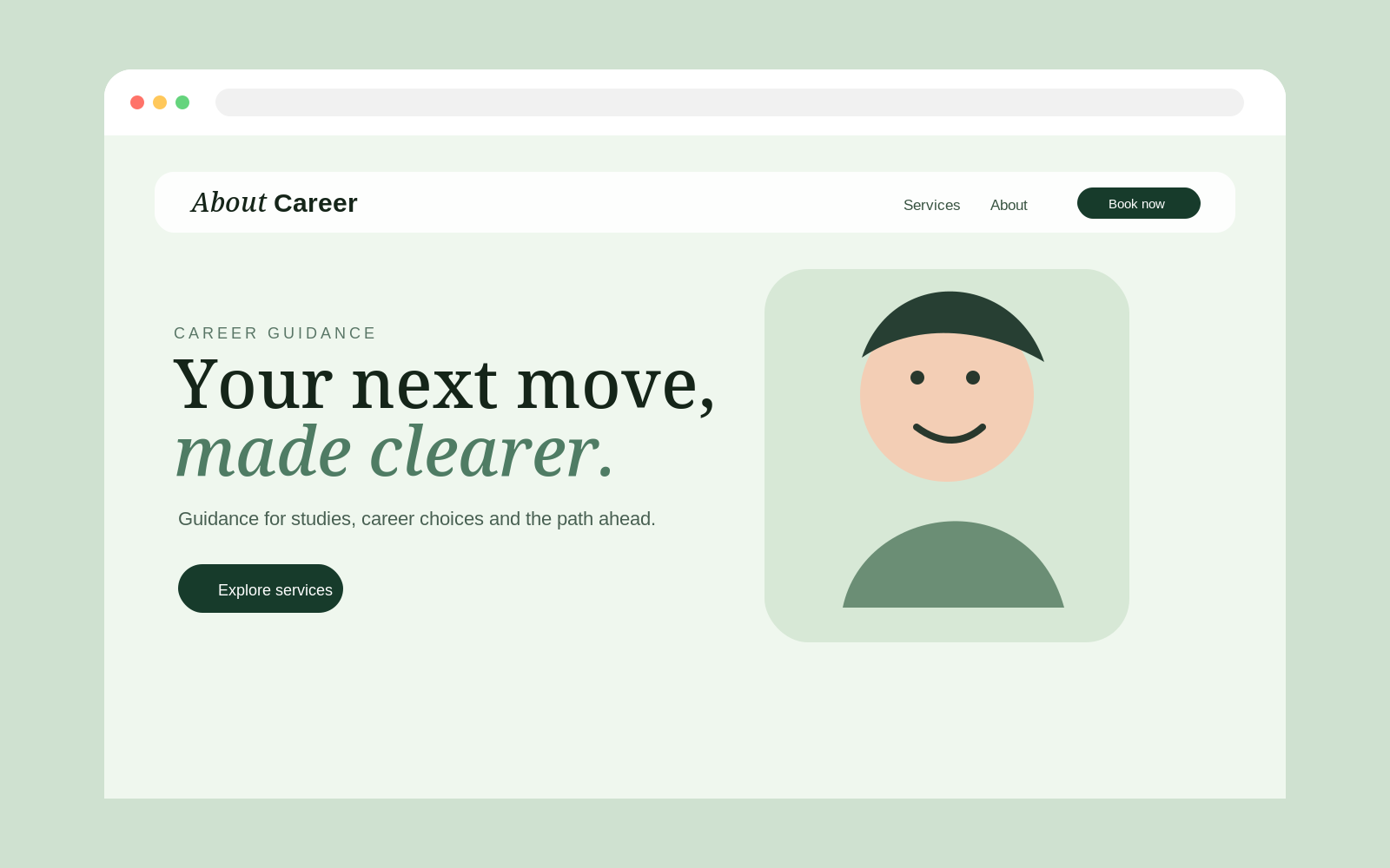 About Career website project by Odysseas Kartasis